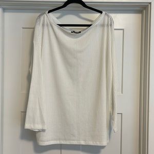 Off the shoulder think sweater